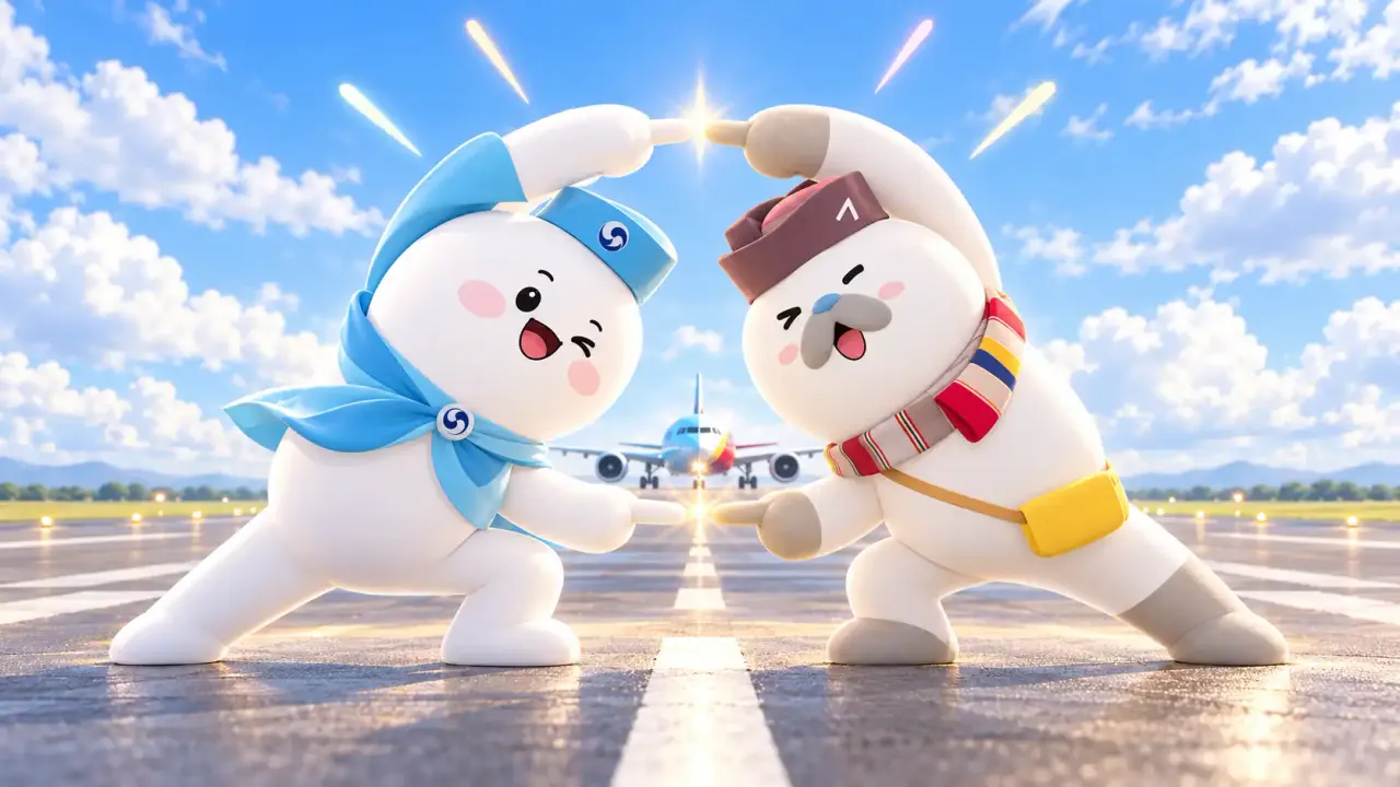퓨전! 대한항공 + 아시아나