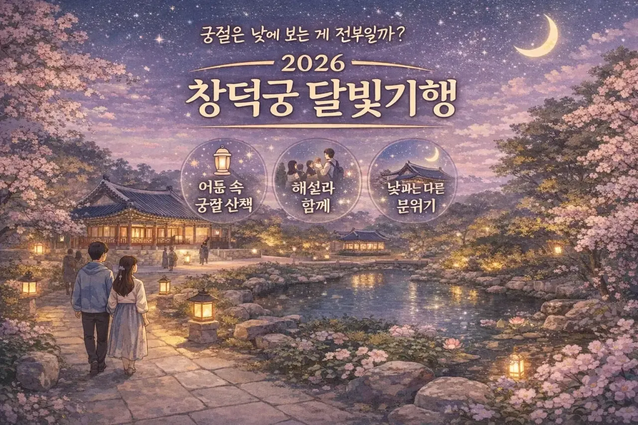 🌙 2026 창덕궁 달빛기행, 낮과는 전혀 다른 궁궐의 시간